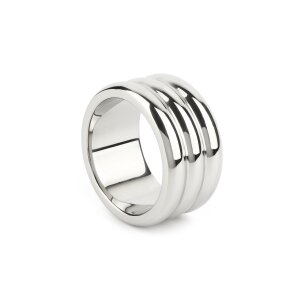 Mr. Steel Elegant Deep C-Ring 40 mm Silver