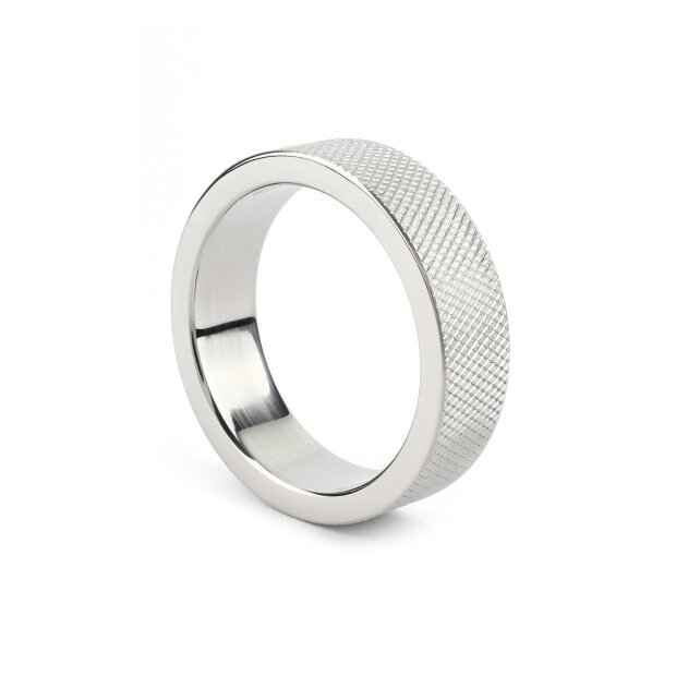 Mr. Steel CrissCross C-Ring 45 mm Silver