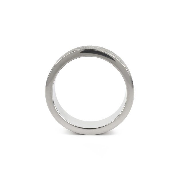 Mr. Steel CrissCross C-Ring 50 mm Silver