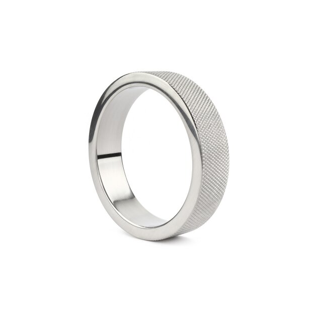 Mr. Steel CrissCross C-Ring 55 mm Silver