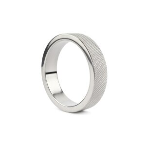 Mr. Steel CrissCross C-Ring 55 mm Silver