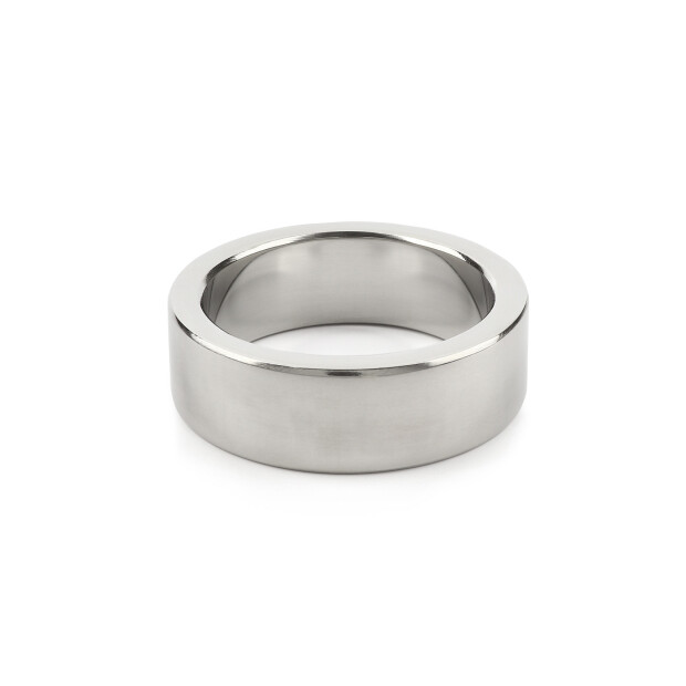 Mr. Steel Wide Band C-Ring 40 mm Silver
