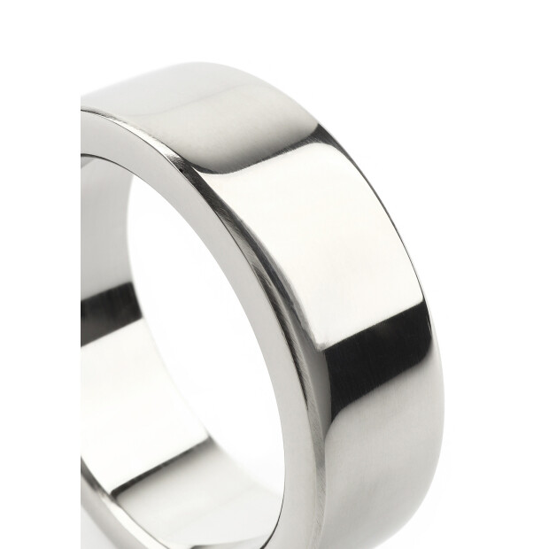 Mr. Steel Wide Band C-Ring 40 mm Silver
