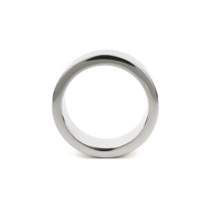 Mr. Steel Wide Band C-Ring 40 mm Silver