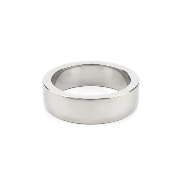 Mr. Steel Wide Band C-Ring 45 mm Silver