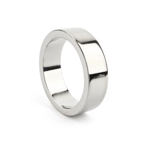 Mr. Steel Wide Band C-Ring 45 mm Silver