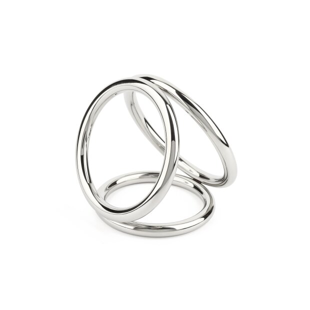 Mr. Steel Triad Chamber C-Ring Large Silver