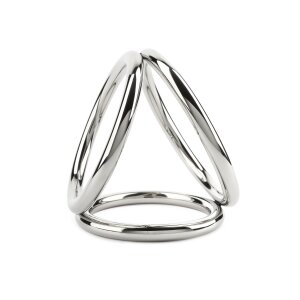 Mr. Steel Triad Chamber C-Ring Large Silver