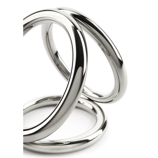 Mr. Steel Triad Chamber C-Ring Small Silver