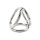 Mr. Steel Triad Chamber C-Ring Small Silver