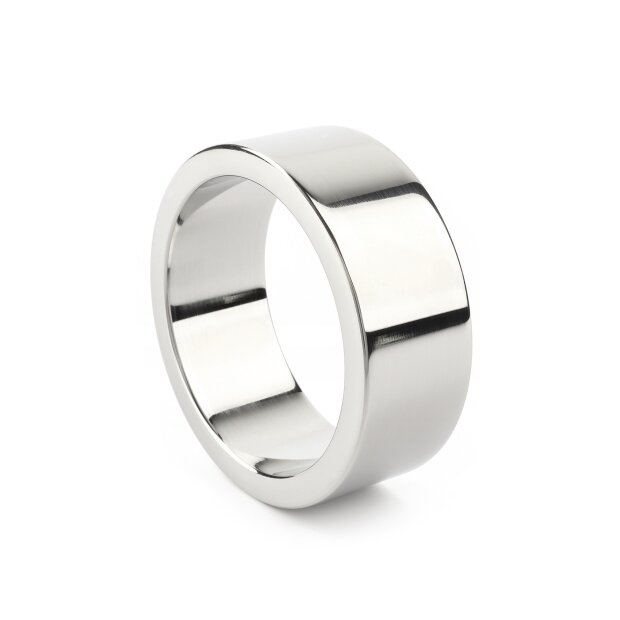 Mr. Steel Mega Wide Band C-Ring 45 mm Silver