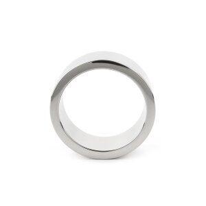 Mr. Steel Mega Wide Band C-Ring 45 mm Silver