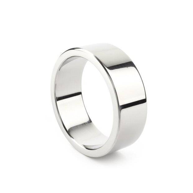 Mr. Steel Mega Wide Band C-Ring 50 mm Silver