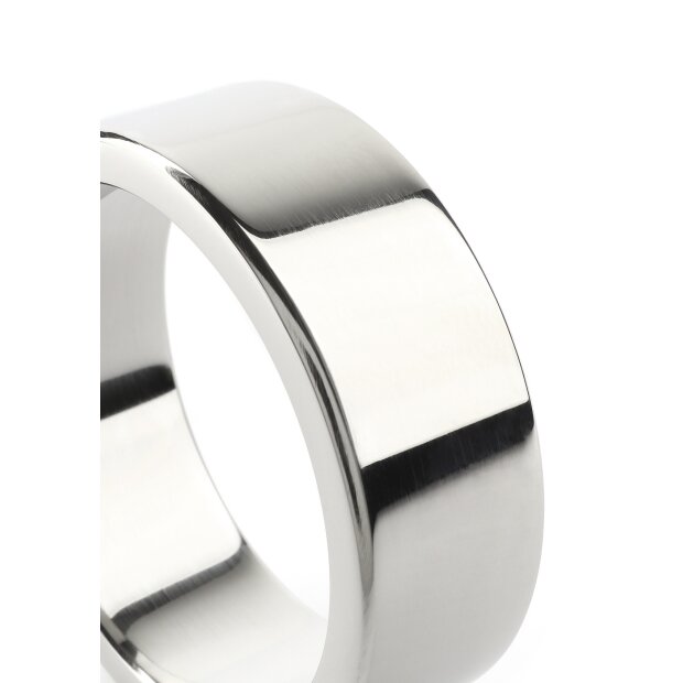 Mr. Steel Mega Wide Band C-Ring 50 mm Silver