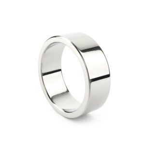 Mr. Steel Mega Wide Band C-Ring 50 mm Silver