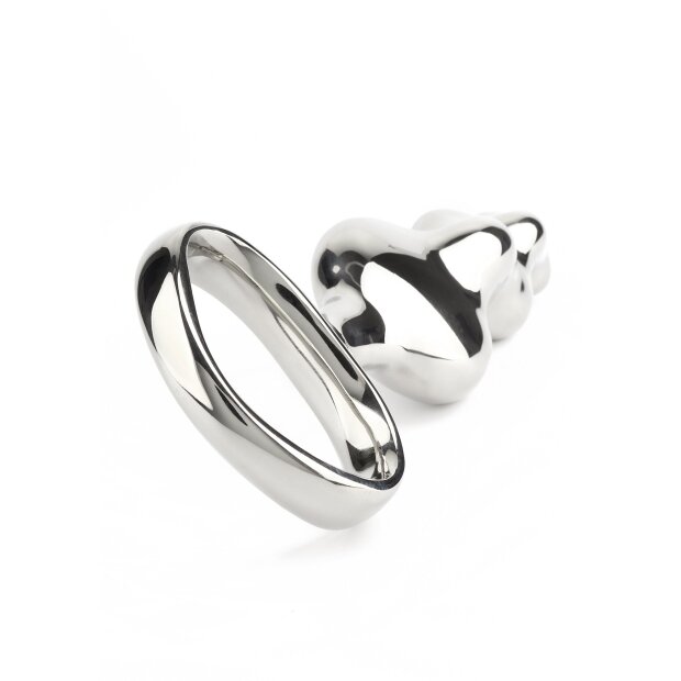 Mr. Steel DisXco Thruster Dildo Silver