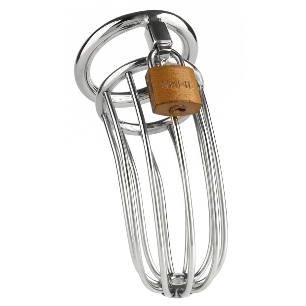 Mr. Steel The Man Slut Cock Cage Silver