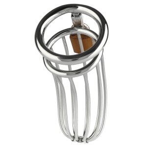 Mr. Steel The Man Slut Cock Cage Silver