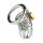 Mr. Steel Ring Master Chastity Device Silver