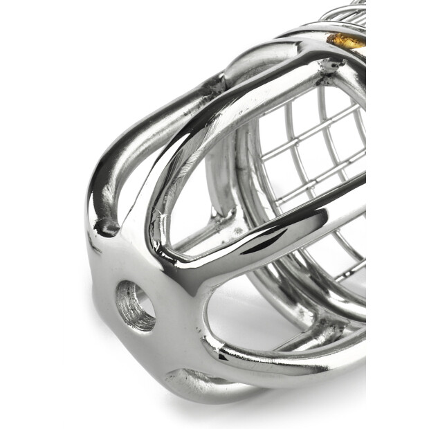 Mr. Steel Matrix Cock Cage Silver