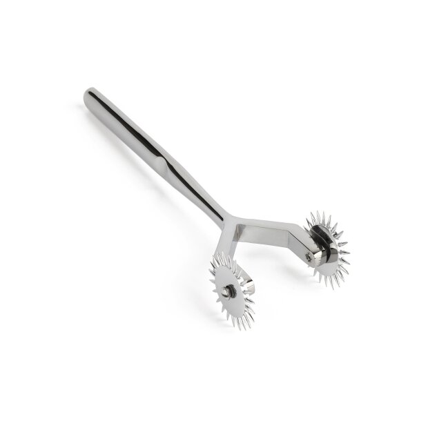 Mr. Steel Twin Wartenberg Pinwheel Silver