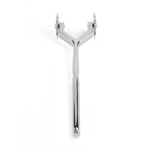 Mr. Steel Twin Wartenberg Pinwheel Silver
