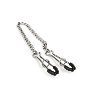 Mr. Steel Tweezer Nipple Clamps Silver