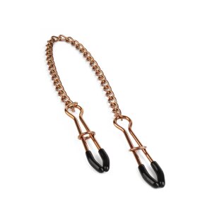 Mr. Steel Tweezer Nipple Clamps Gold Rose Gold