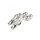 Mr. Steel Clover Nipple Clamps Weight Silver