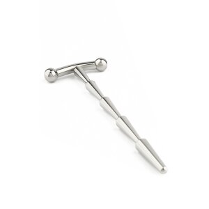 Mr. Steel Smooth Cum Rattle Penis Plug Silver