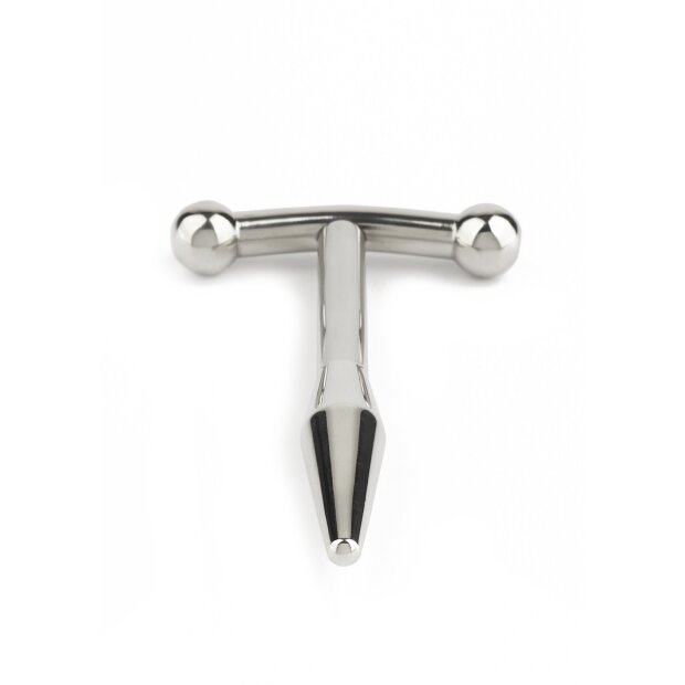 Mr. Steel Magic Make Cum Penis Plug Silver