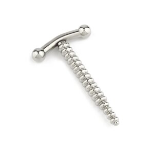 Mr. Steel Screw Driver Penis Plug Silver