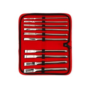 Mr. Steel Single End Dilator 10 Pcs Silver