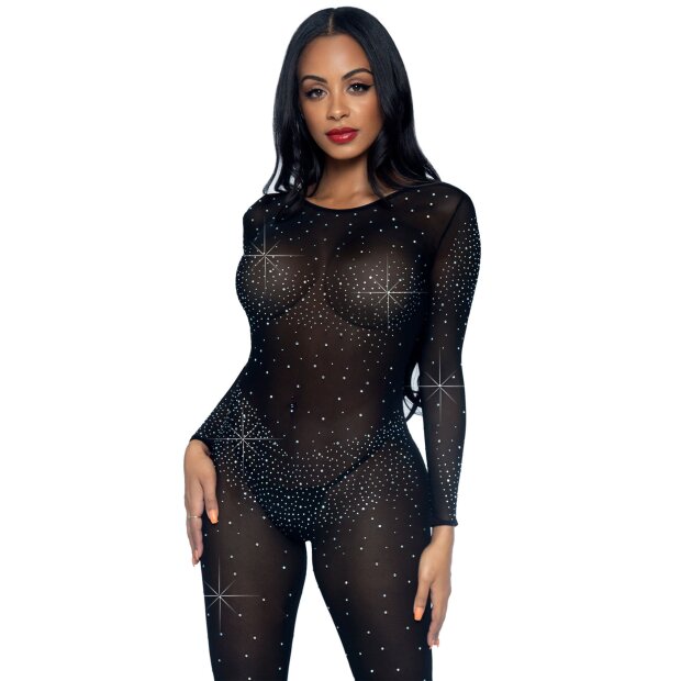 Leg Avenue Body with Rhinestones Size XS Black
