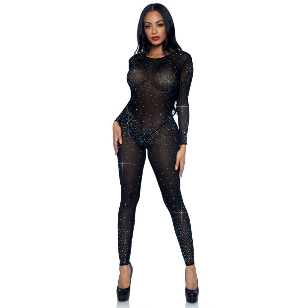 Leg Avenue Body with Rhinestones Size XS Black