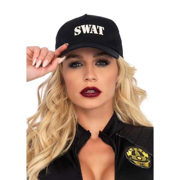 Leg Avenue Swat Kostüm Größe XS Schwarz
