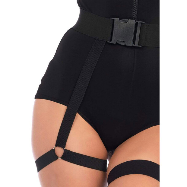 Leg Avenue Swat Kostüm Größe XS Schwarz