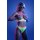 PERSUASIVE Open Cup Bra and Panty - Neon Green - M/L - Queensize