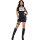 Leg Avenue Costume Sexy Swat Official Black S/M - M/L