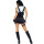 Leg Avenue Costume Sexy Swat Official Black S/M - M/L