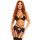Leg Avenue Bra Top, Garterbelt & String schwarz S - L