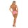 Leg Avenue Mesh top,g-string & sarong pink S/M - M/L
