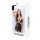 Baci Criss Cross Wetlook Halter Mini Dress Black Onesize - Queensize
