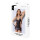 Baci Strappy Wetlook Mini Dress Black Onesize  - Queensize