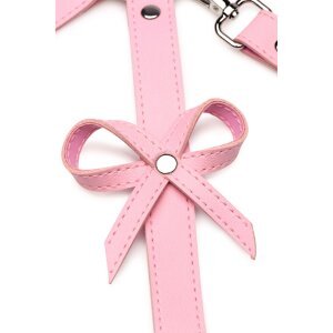 Pink Bondage Harness w/ Bows M/L - XL/2XL
