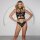 Allure Im your Venus Scalloped Lace Teddy with Adjustable Straps Black S - L