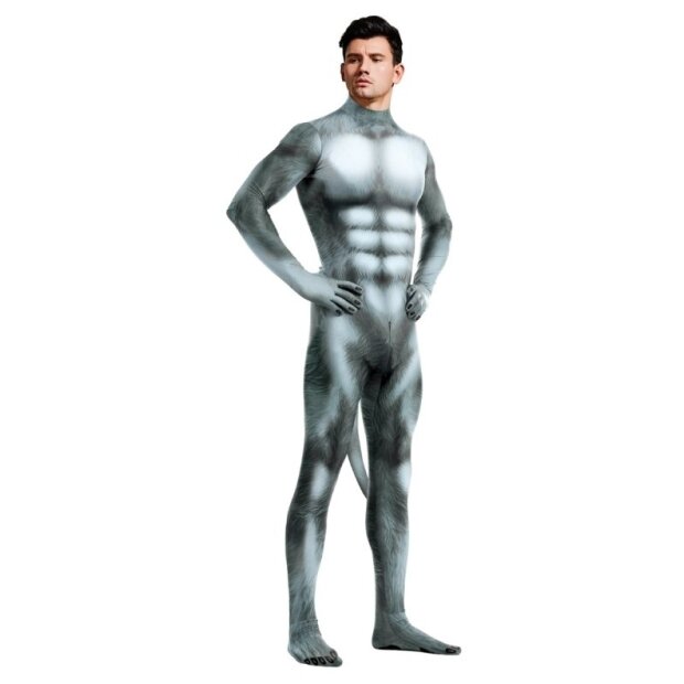 CosplayDogs Wolf Cosplay-Anzug grau S - XL