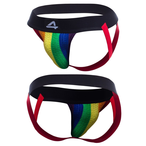 C4M Jockstrap Stripe Pride S - XL