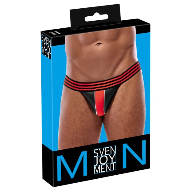 Herren Jock schwarz/rot S/M - XXL