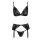 kissable Strapsset schwarz S/M - L/XL